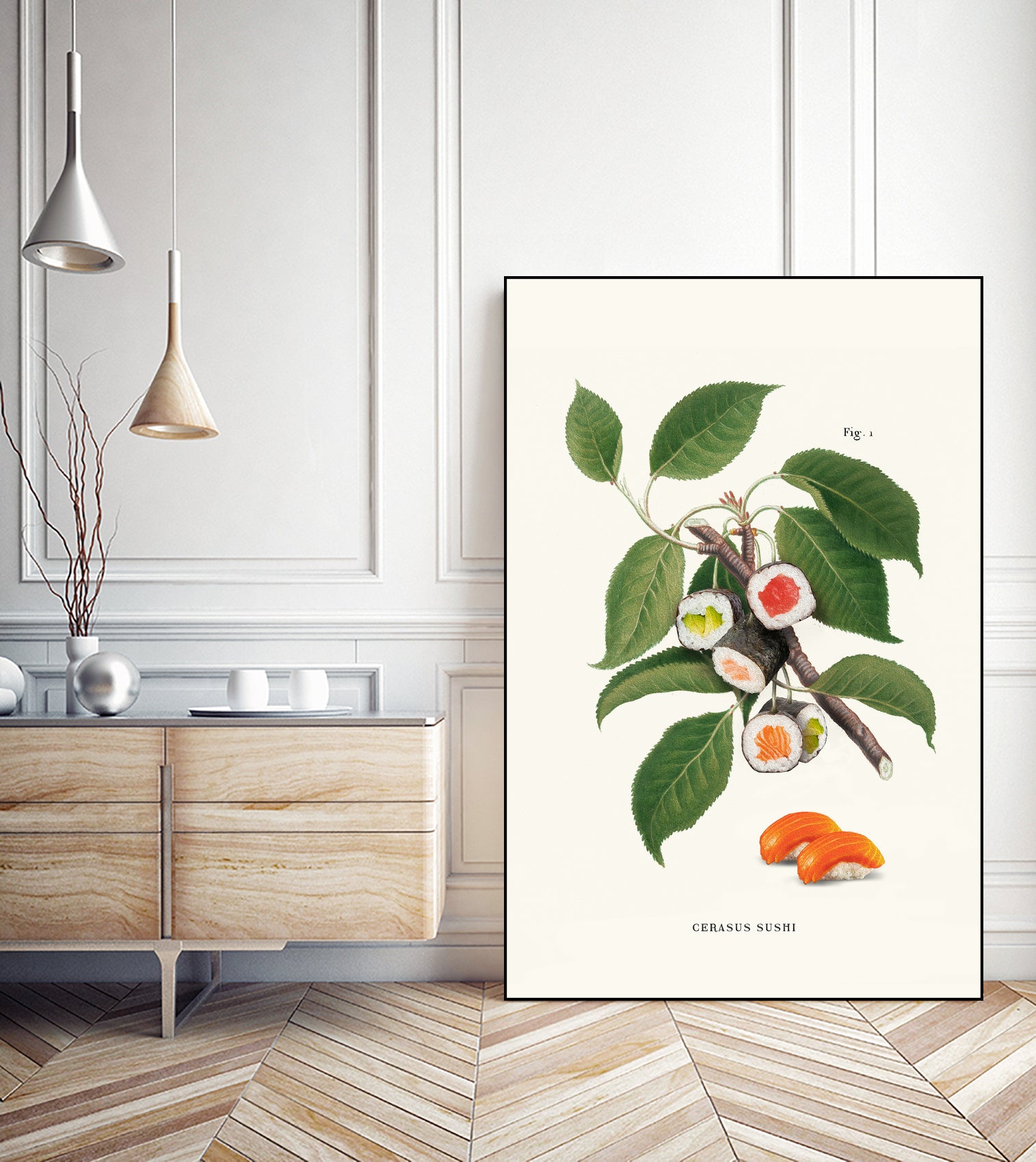 Sushi Plant by Jonas Loose on GIANT ART - green digital drawing