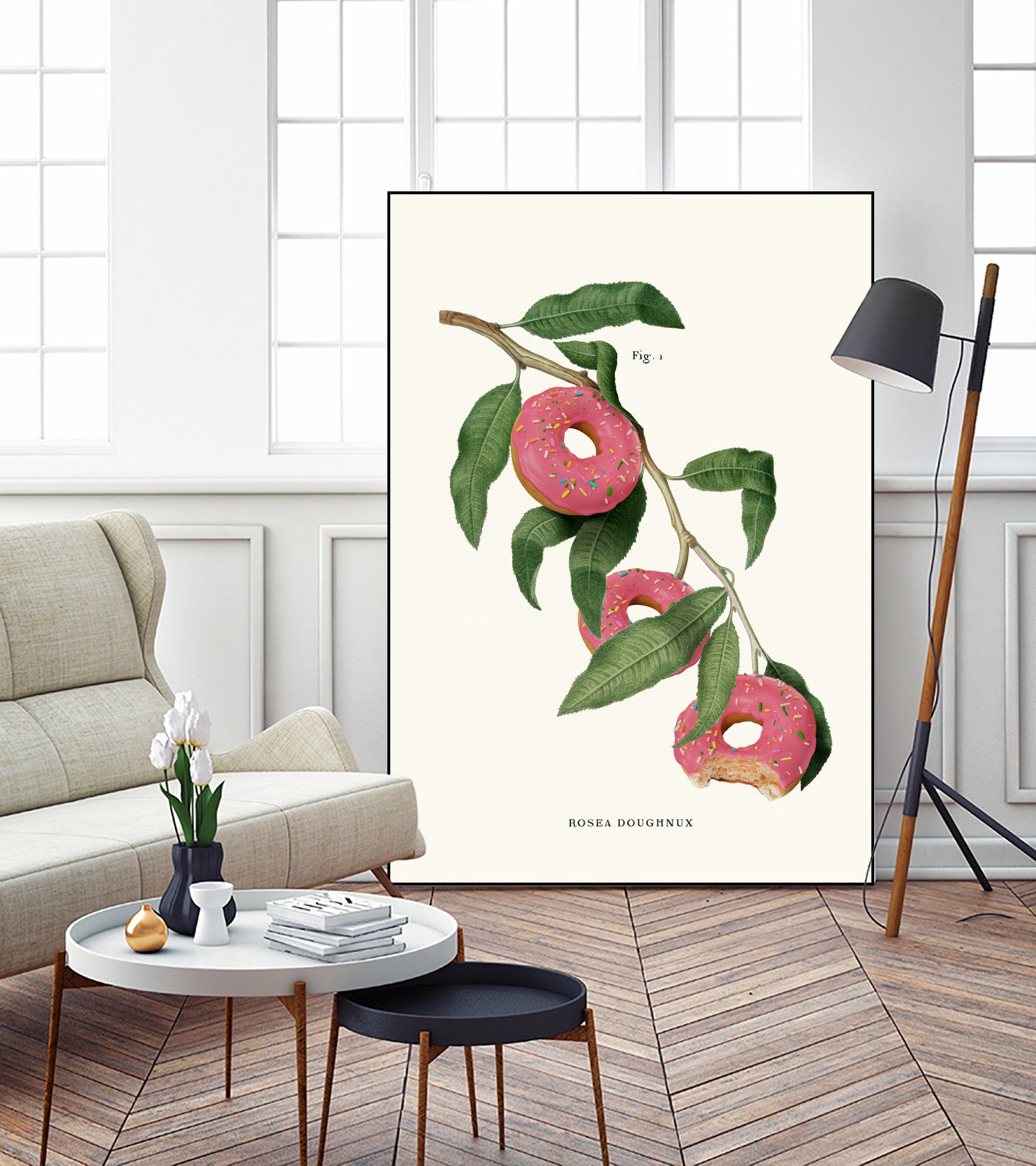 Donut Plant by Jonas Loose on GIANT ART - pink digital drawing