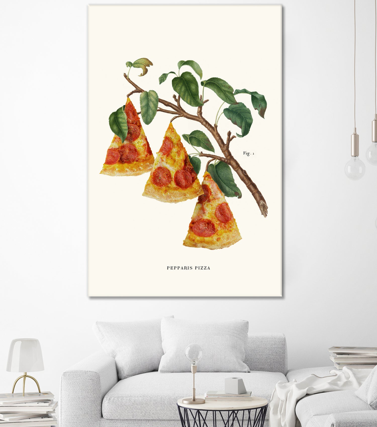 Pizza Plant by Jonas Loose on GIANT ART - orange digital drawing