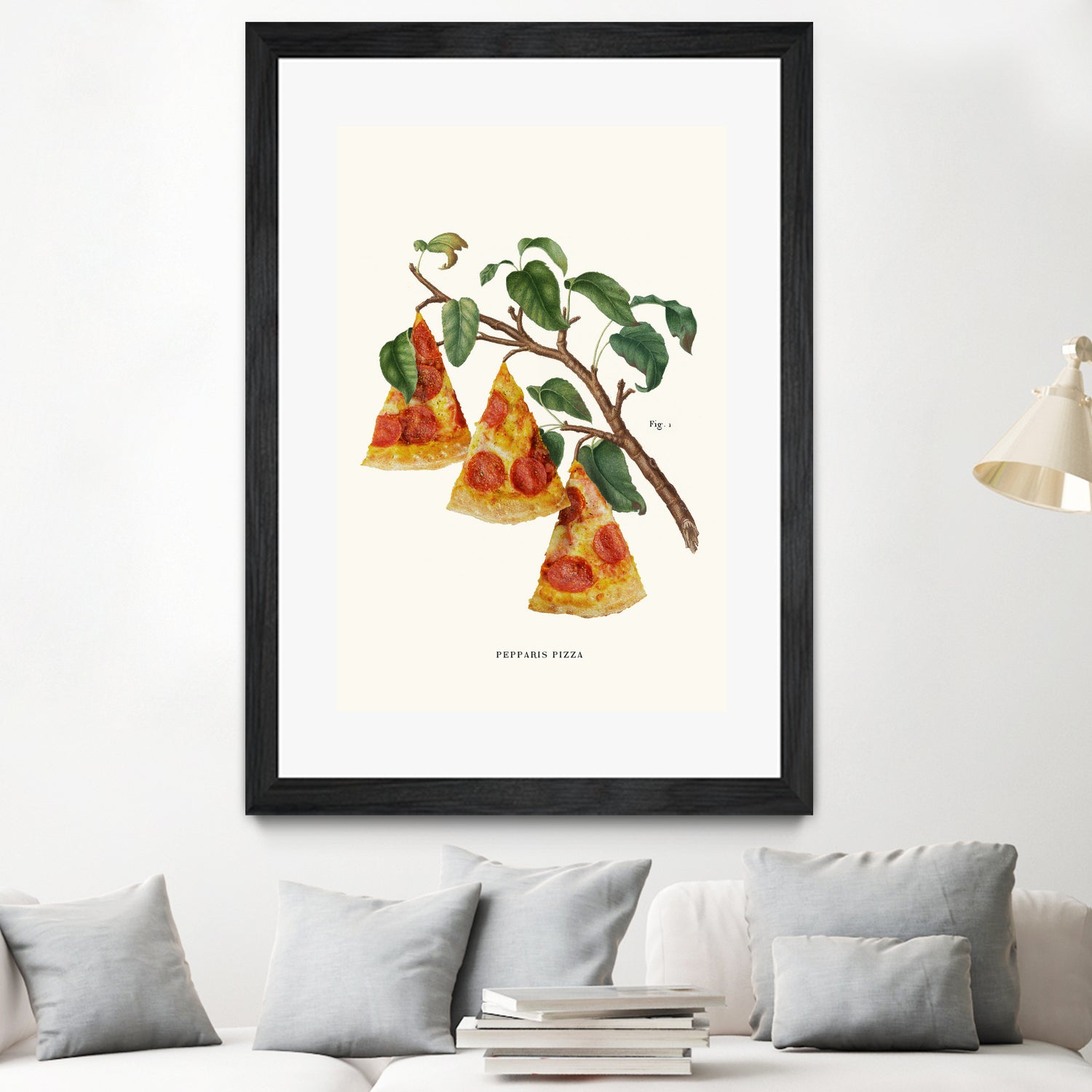 Pizza Plant by Jonas Loose on GIANT ART - orange digital drawing