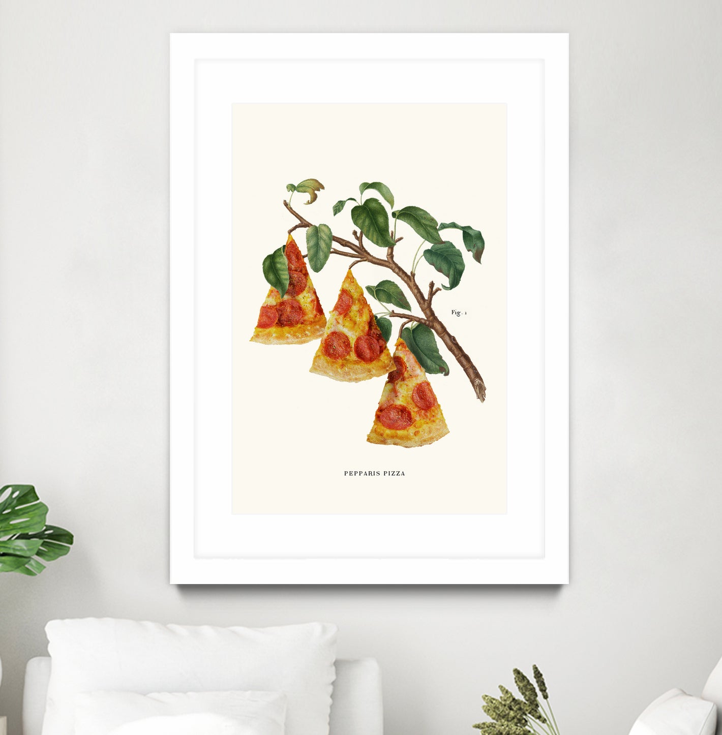 Pizza Plant by Jonas Loose on GIANT ART - orange digital drawing