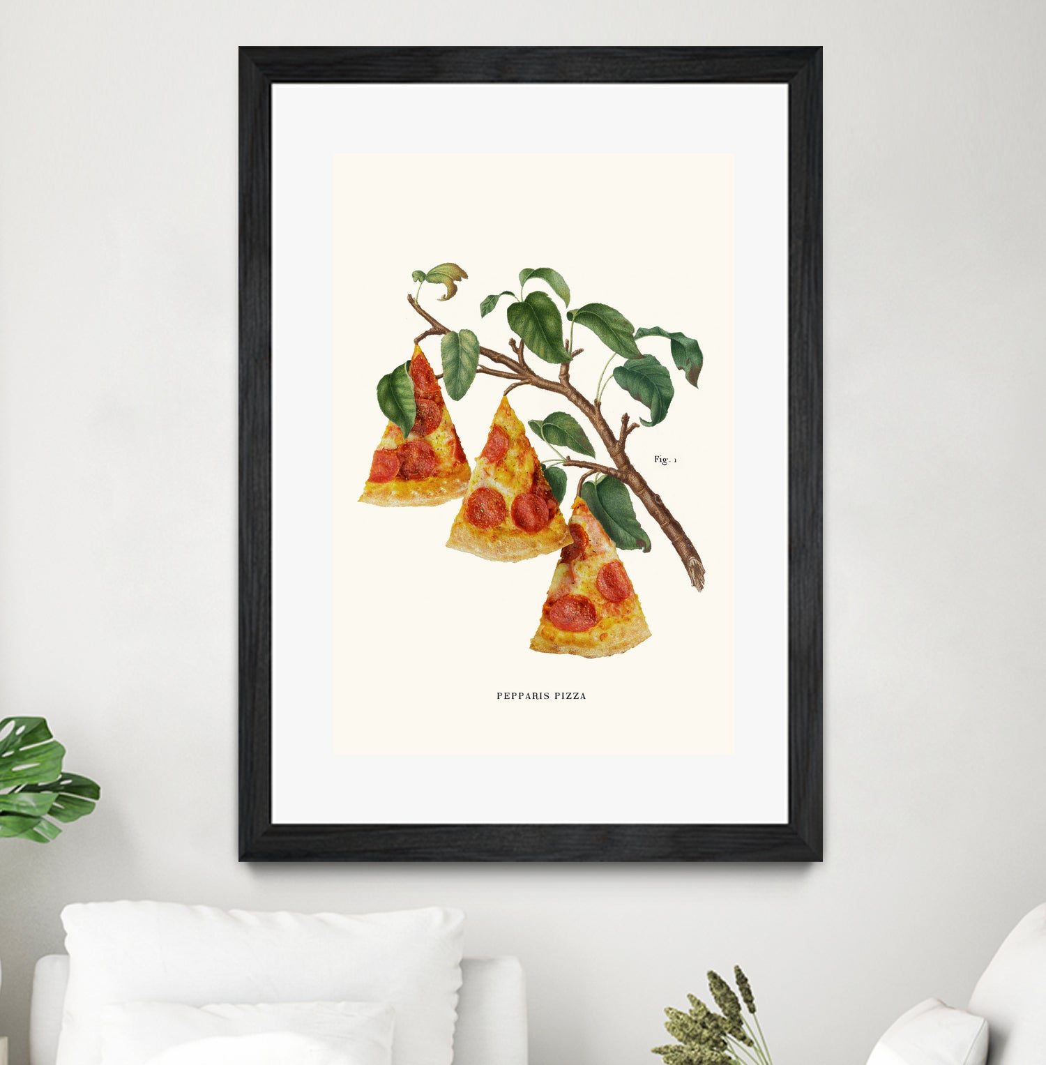 Pizza Plant by Jonas Loose on GIANT ART - orange digital drawing