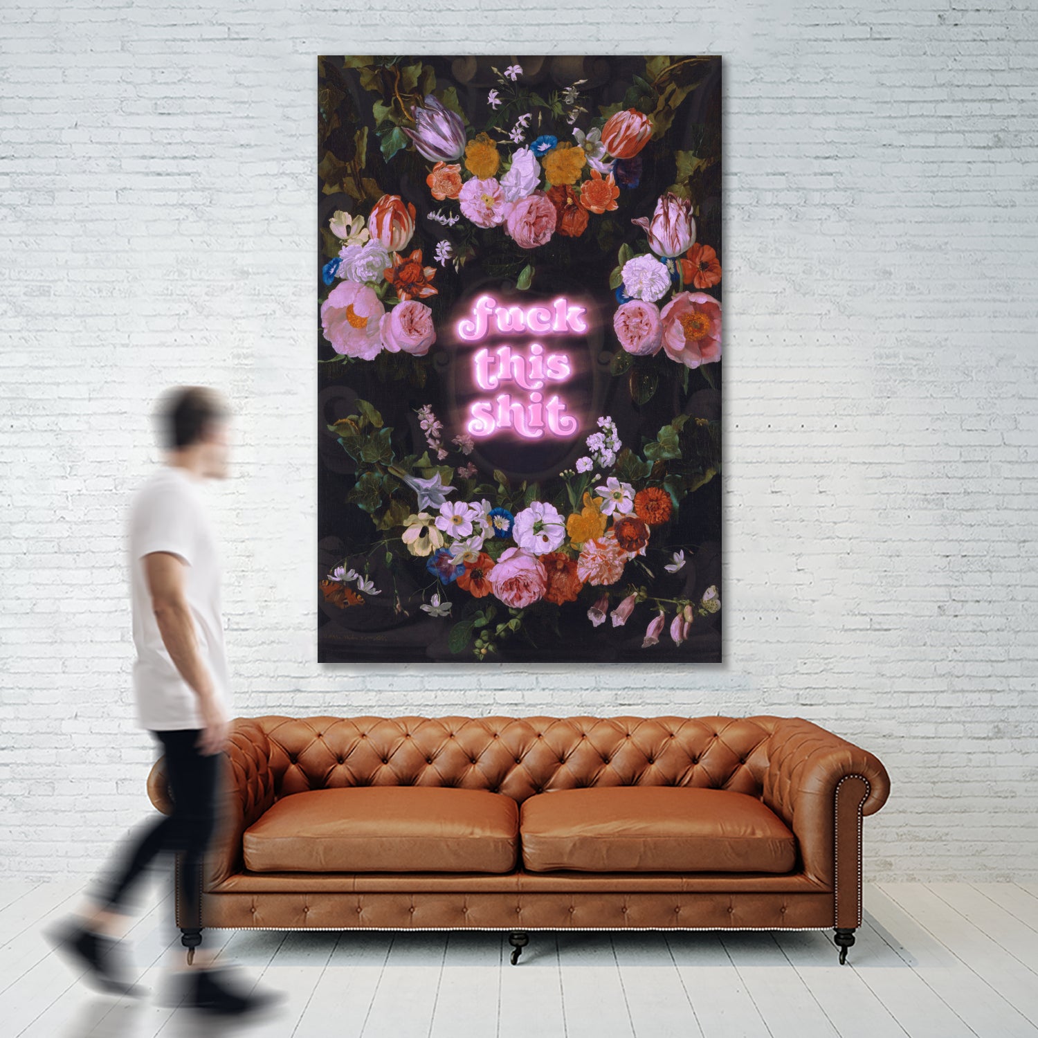 Fuck This Shit by Jonas Loose on GIANT ART - pink digital painting