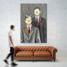 Sunny side up by eugenia retana on GIANT ART - gray mixed media