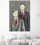 Sunny side up by eugenia retana on GIANT ART - gray mixed media