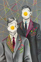 Sunny side up by eugenia retana on GIANT ART - gray mixed media