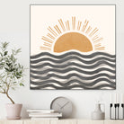 Waft Sun-Grey by Chrysafia Vogiatzi on GIANT ART - gray digital painting