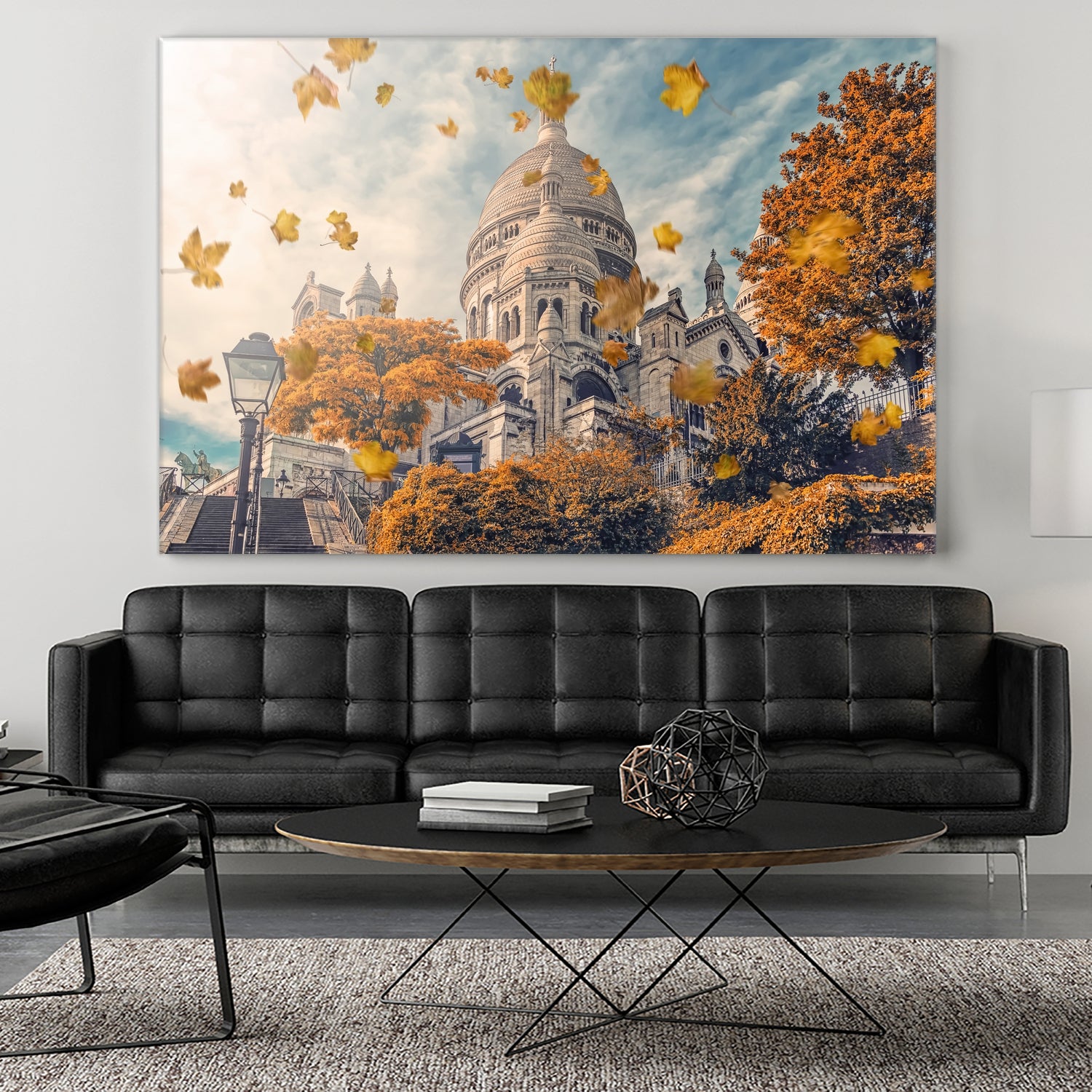 Autumn in Montmartre by emmanuel charlat on GIANT ART - orange photo illustration