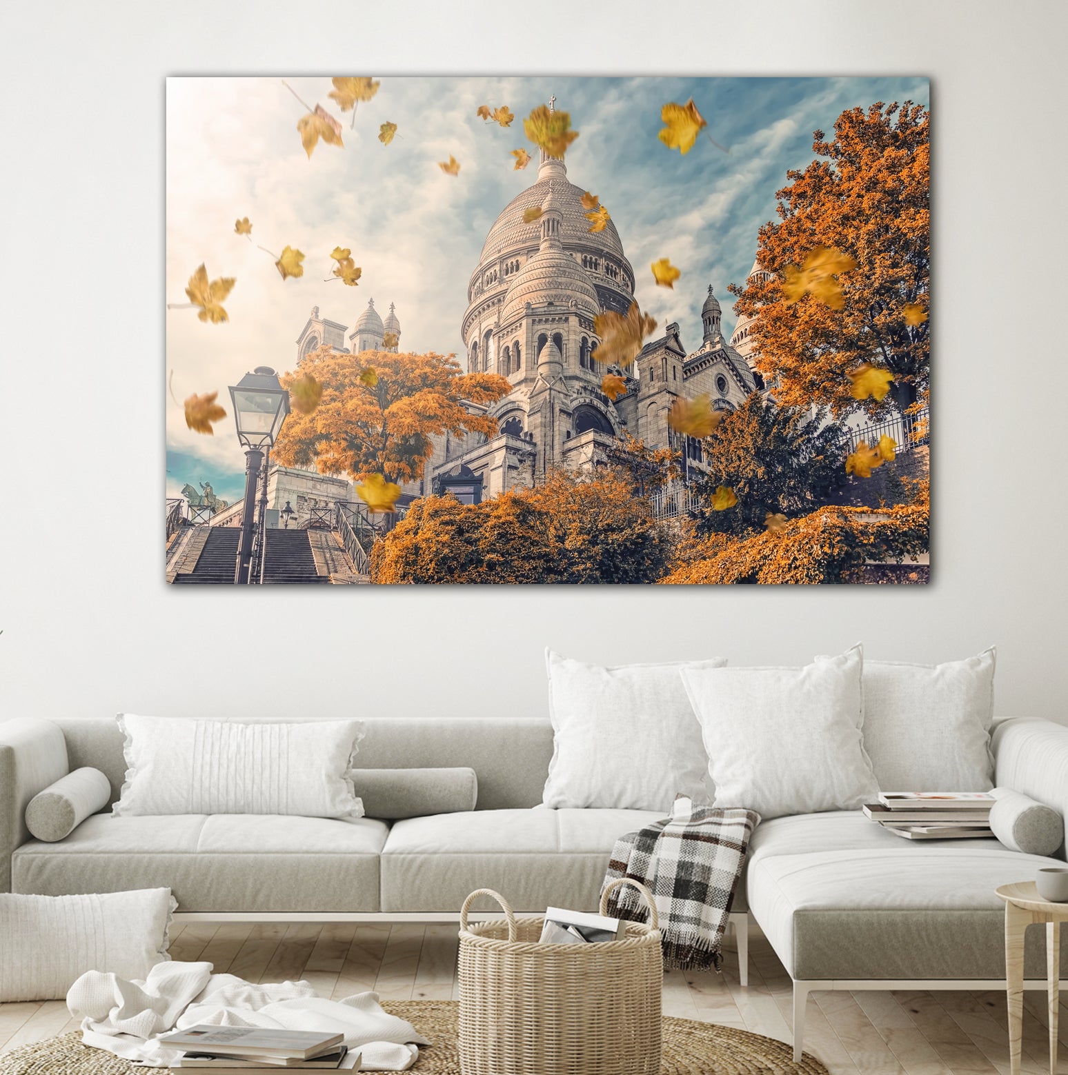 Autumn in Montmartre by emmanuel charlat on GIANT ART - orange photo illustration