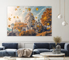 Autumn in Montmartre by emmanuel charlat on GIANT ART - orange photo illustration