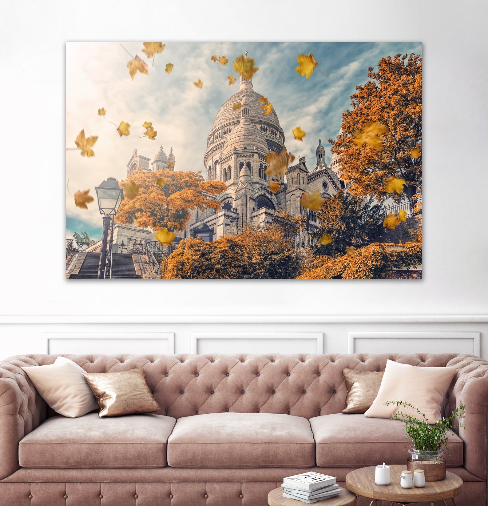 Autumn in Montmartre by emmanuel charlat on GIANT ART - orange photo illustration