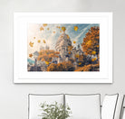 Autumn in Montmartre by emmanuel charlat on GIANT ART - orange photo illustration