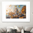 Autumn in Montmartre by emmanuel charlat on GIANT ART - orange photo illustration