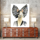 Llama Sia by Heather Perry on GIANT ART - black mixed media