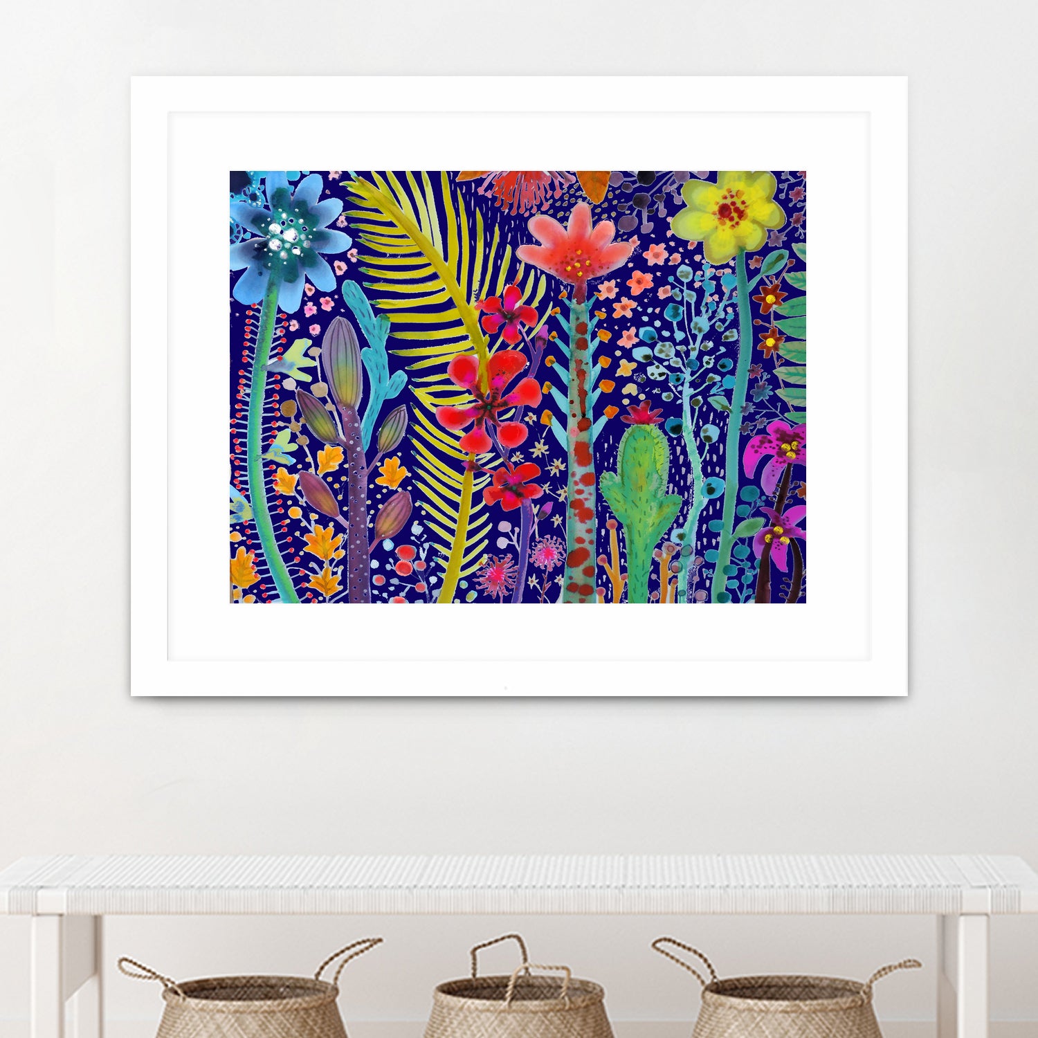 in the mighty jungle by sylvie demers on GIANT ART - blue digital painting