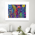 in the mighty jungle by sylvie demers on GIANT ART - blue digital painting