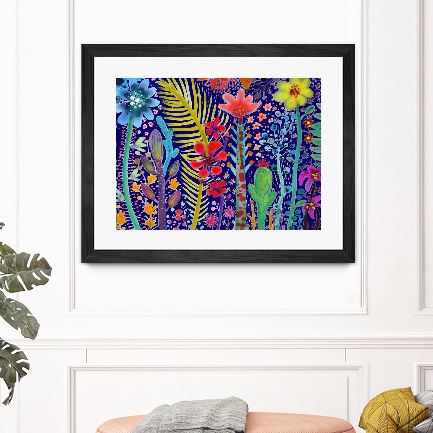 in the mighty jungle by sylvie demers on GIANT ART - blue digital painting