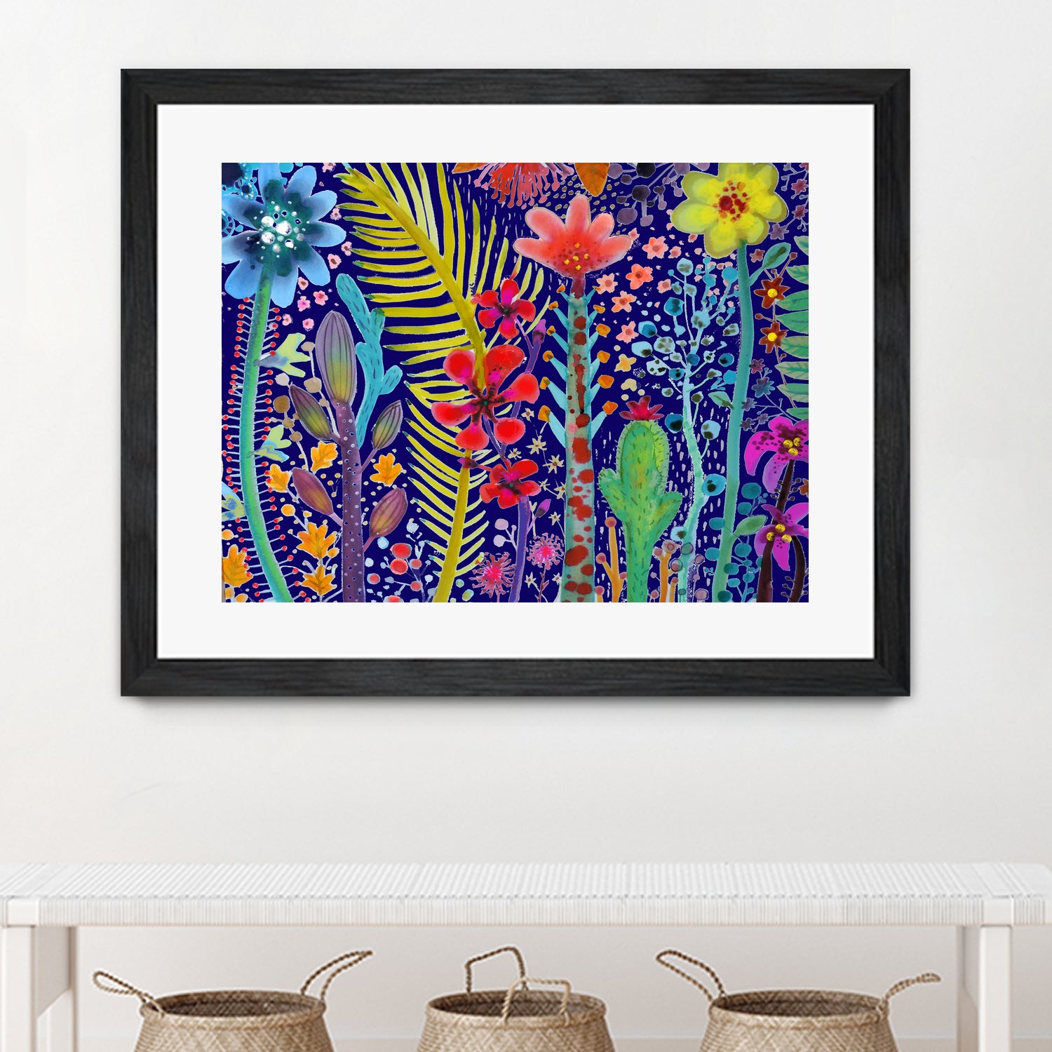 in the mighty jungle by sylvie demers on GIANT ART - blue digital painting