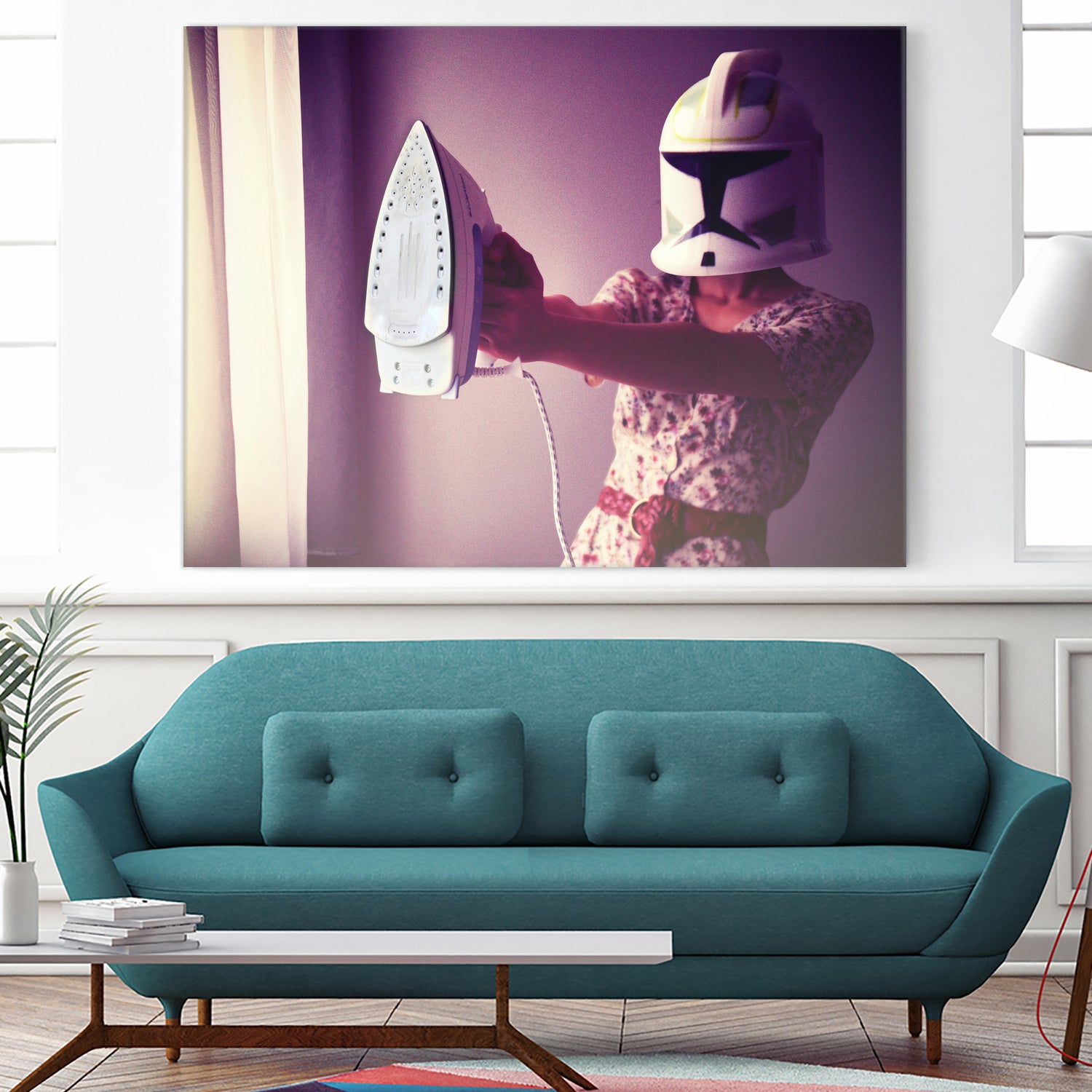 If only I were a jedi by Caroline Sauvage on GIANT ART - fuchsia photo manipulation