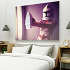 If only I were a jedi by Caroline Sauvage on GIANT ART - fuchsia photo manipulation