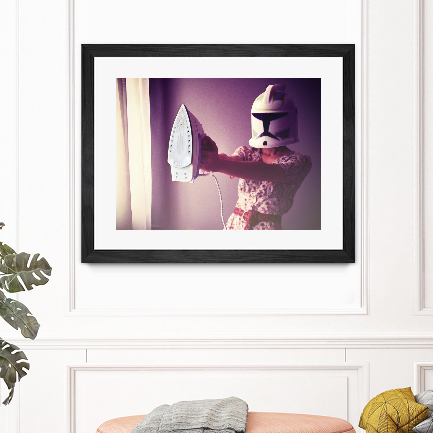 If only I were a jedi by Caroline Sauvage on GIANT ART - fuchsia photo manipulation