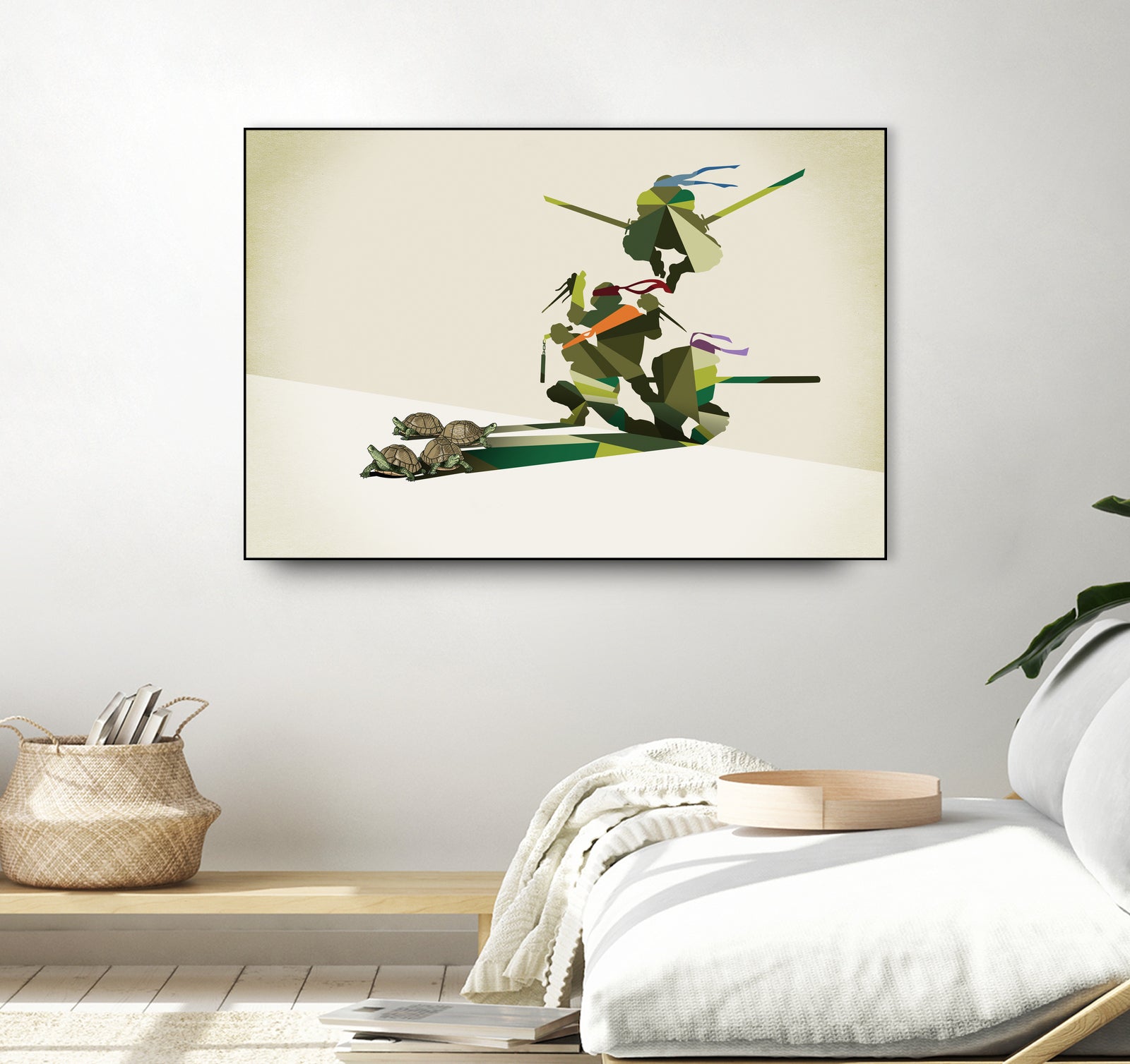 Walking Shadow, Turtles by Jason Ratliff on GIANT ART - green digital drawing