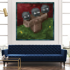 Minecraft Painting Wither by Javier Arrarte on GIANT ART - black game design