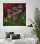 Minecraft Painting Wither by Javier Arrarte on GIANT ART - black game design