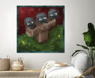 Minecraft Painting Wither by Javier Arrarte on GIANT ART - black game design