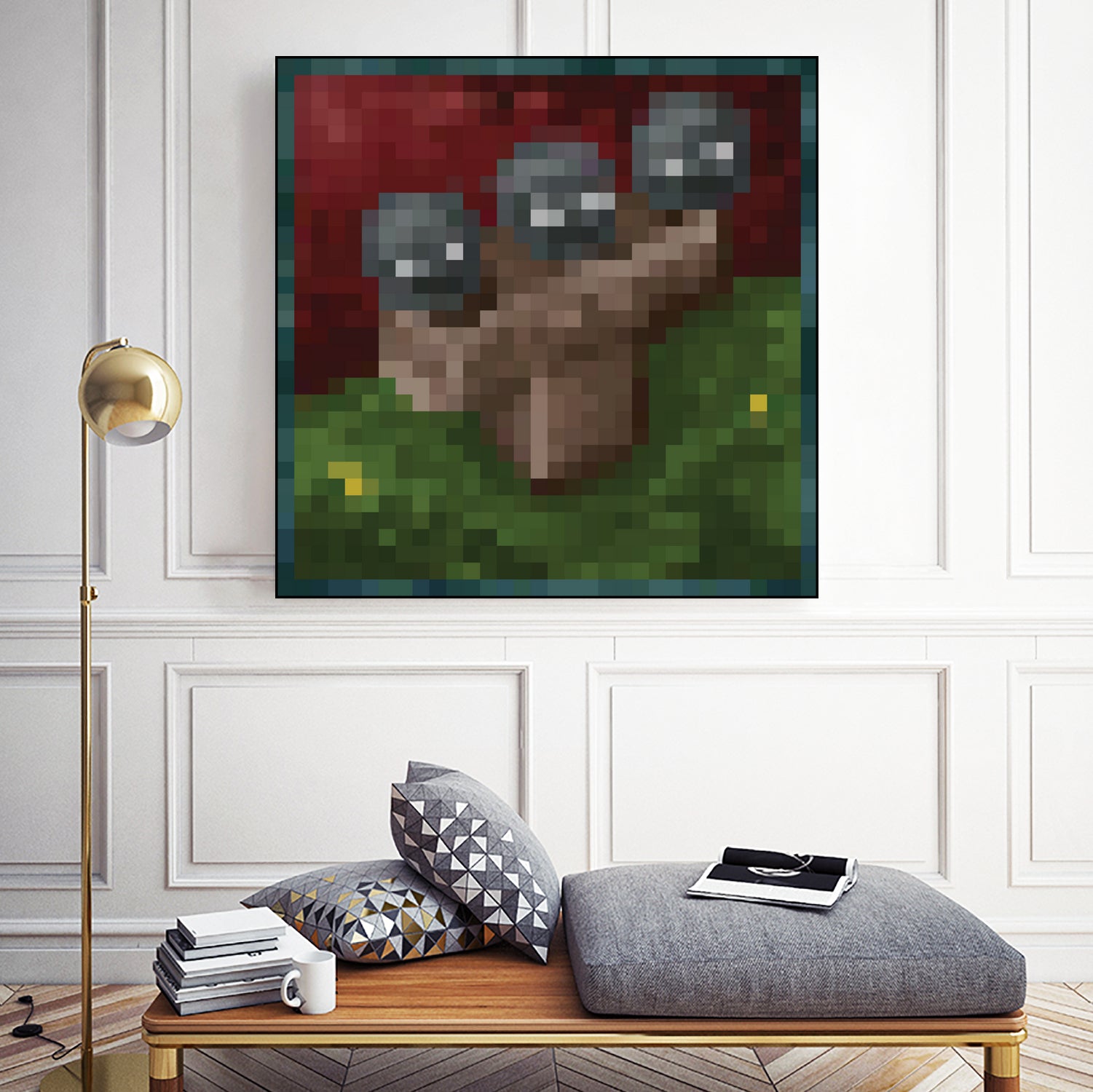 Minecraft Painting Wither by Javier Arrarte on GIANT ART - black game design