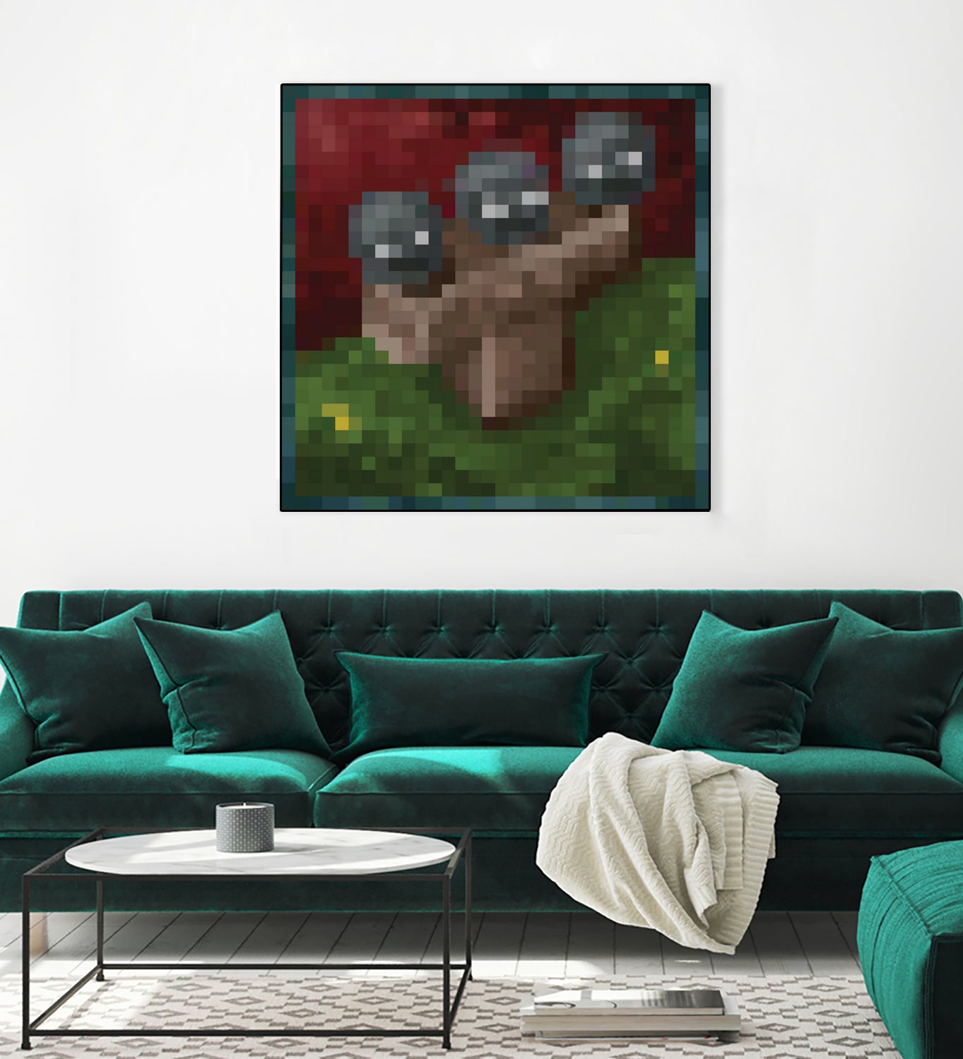 Minecraft Painting Wither by Javier Arrarte on GIANT ART - black game design