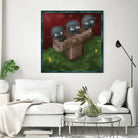 Minecraft Painting Wither by Javier Arrarte on GIANT ART - black game design