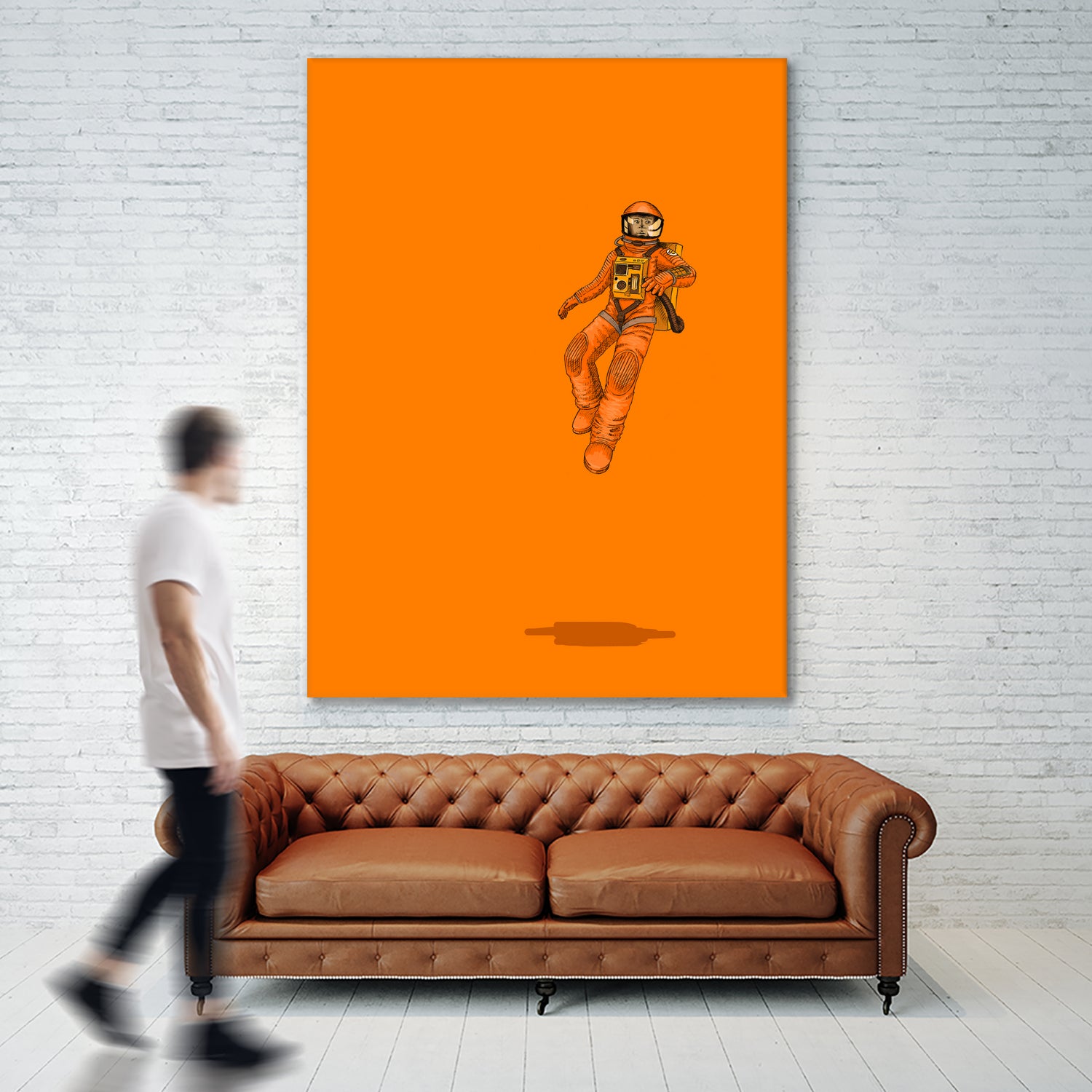 Float - Out in space by Jason Ratliff on GIANT ART - orange digital painting