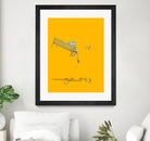 Float - With the pigeons by Jason Ratliff on GIANT ART - yellow digital painting