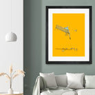 Float - With the pigeons by Jason Ratliff on GIANT ART - yellow digital painting