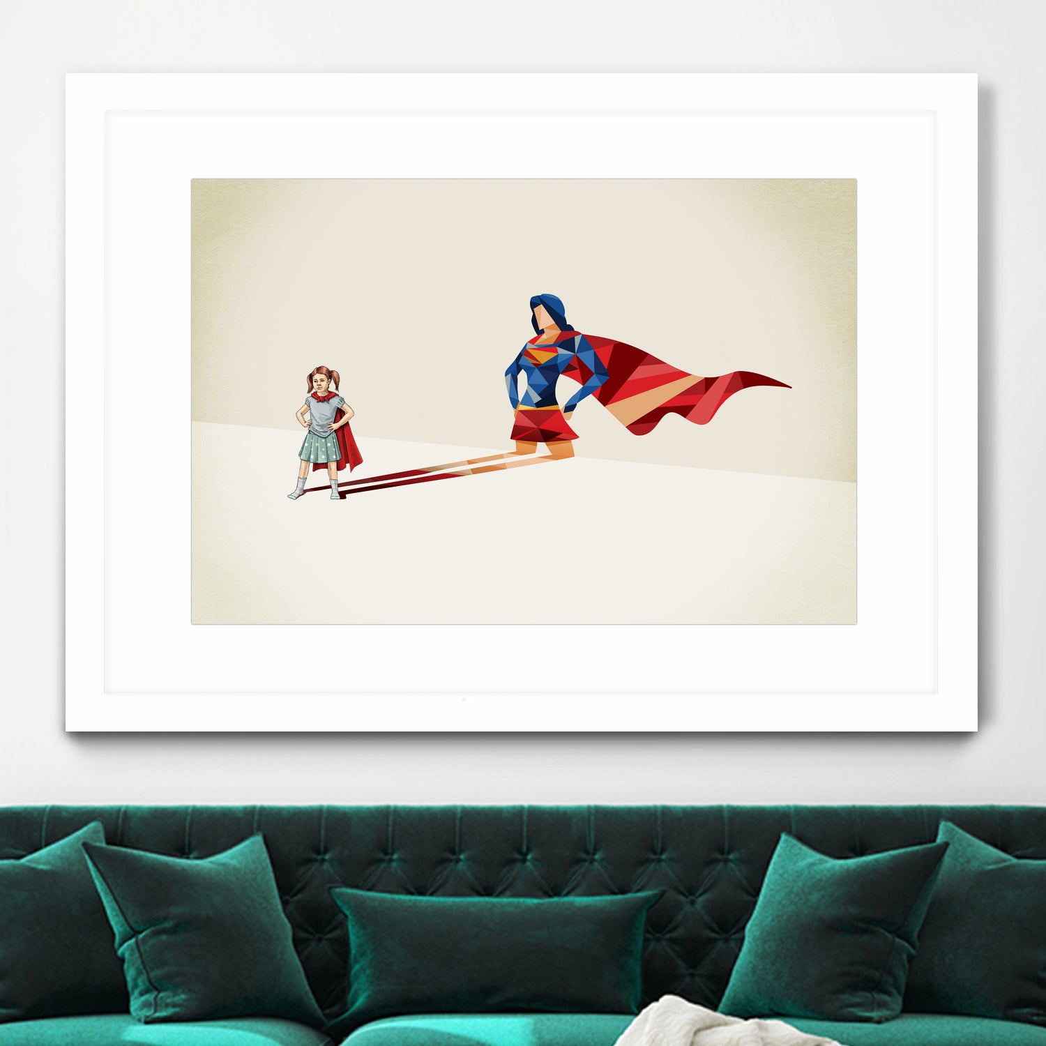 Walking Shadow, Heroine by Jason Ratliff on GIANT ART - white digital painting