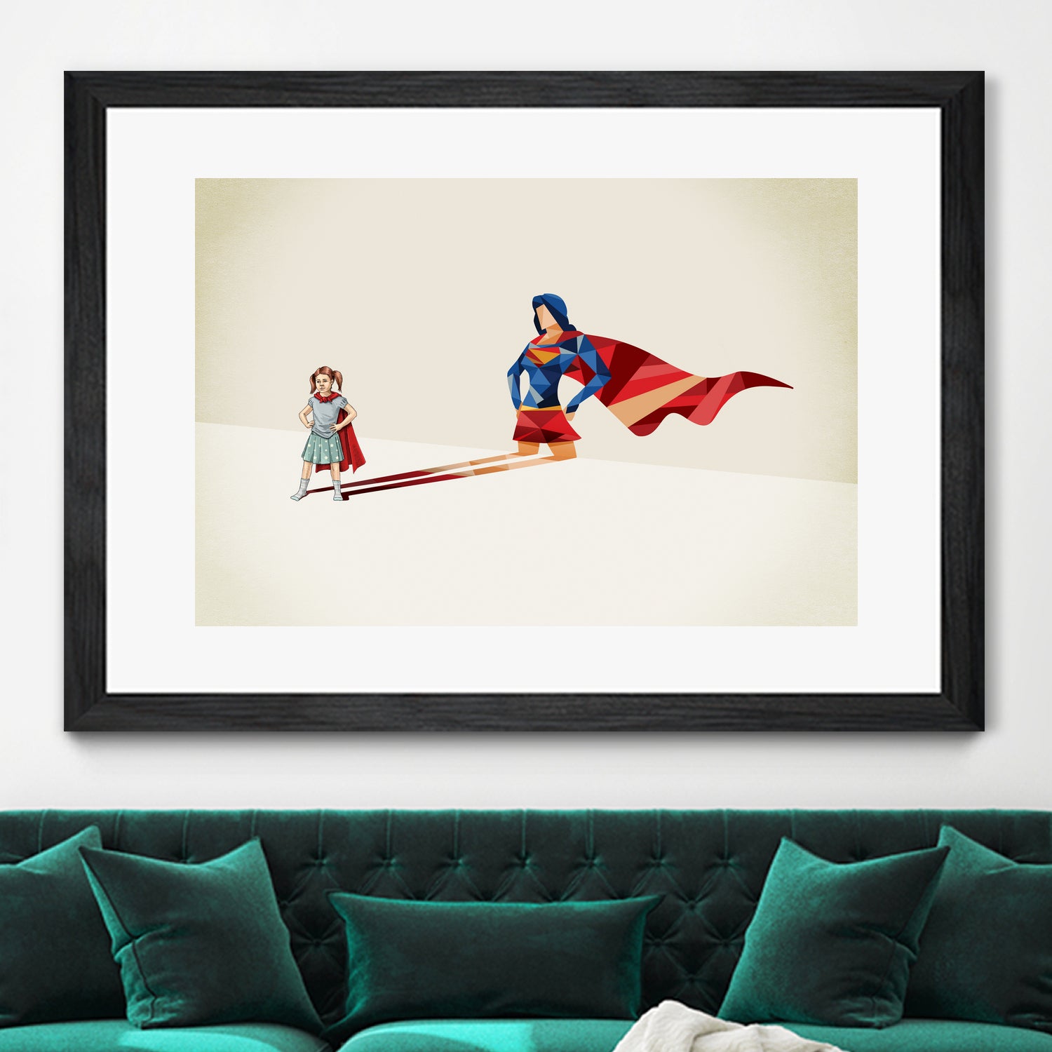 Walking Shadow, Heroine by Jason Ratliff on GIANT ART - white digital painting