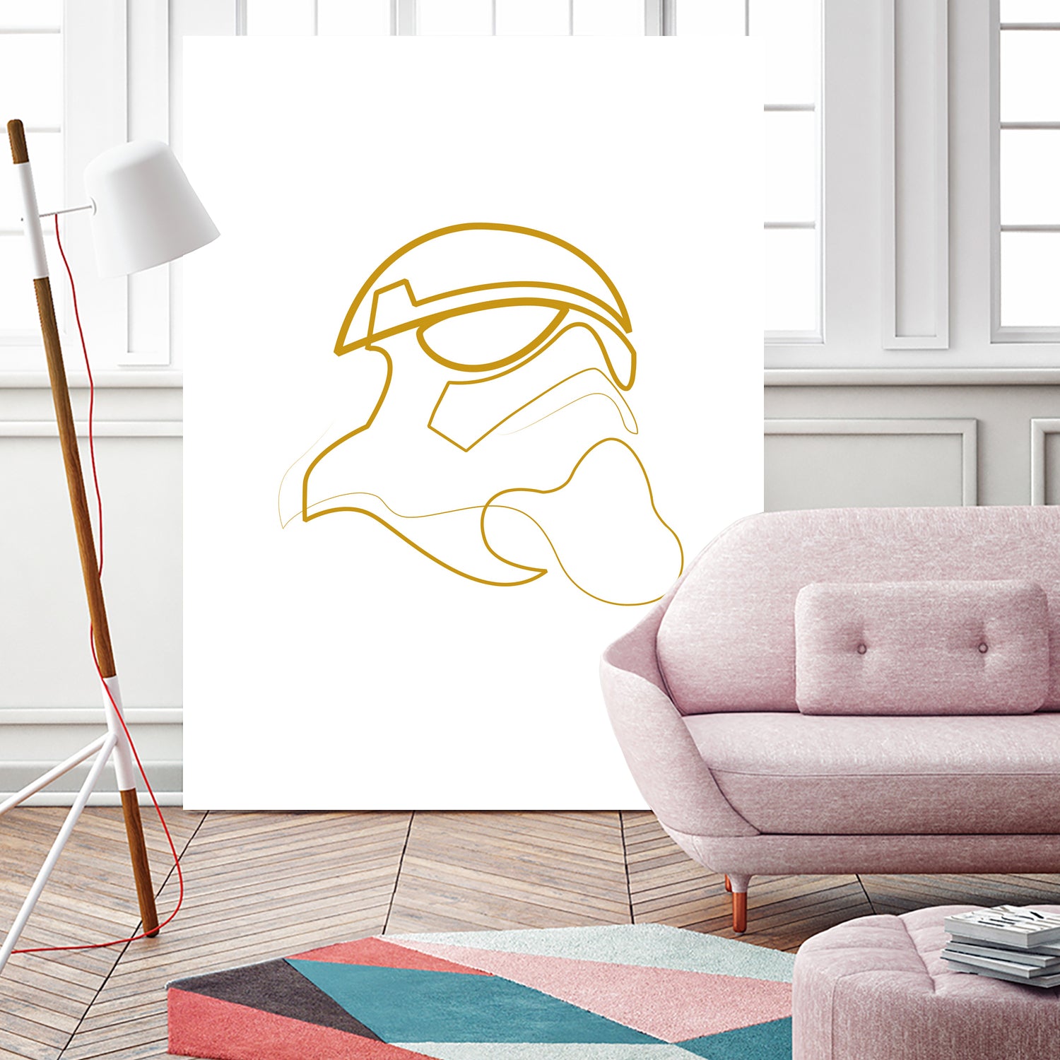 Gold trooper 1-01 by Christophe Louis on GIANT ART - yellow digital drawing