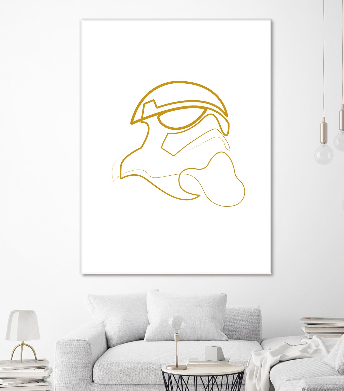 Gold trooper 1-01 by Christophe Louis on GIANT ART - yellow digital drawing