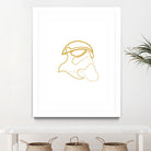 Gold trooper 1-01 by Christophe Louis on GIANT ART - yellow digital drawing