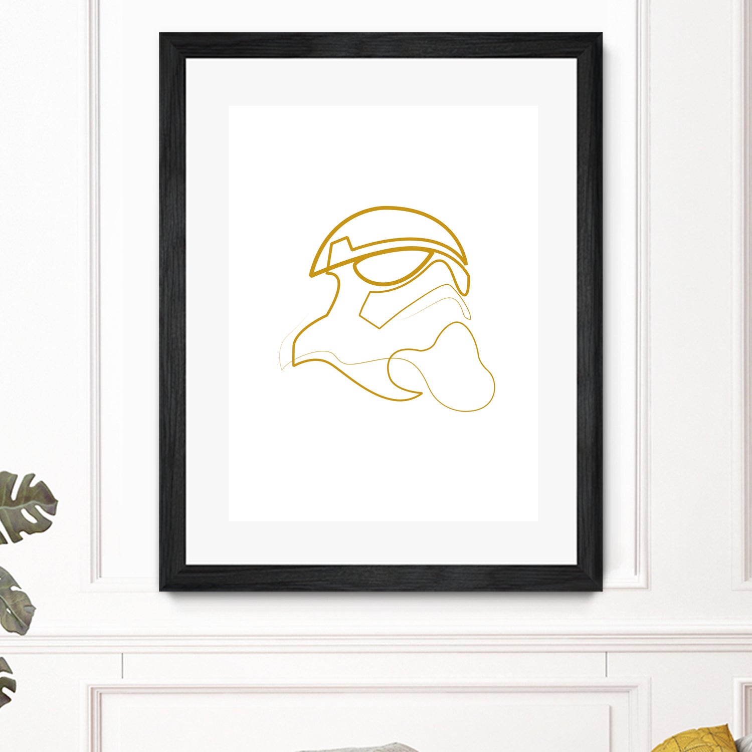 Gold trooper 1-01 by Christophe Louis on GIANT ART - yellow digital drawing