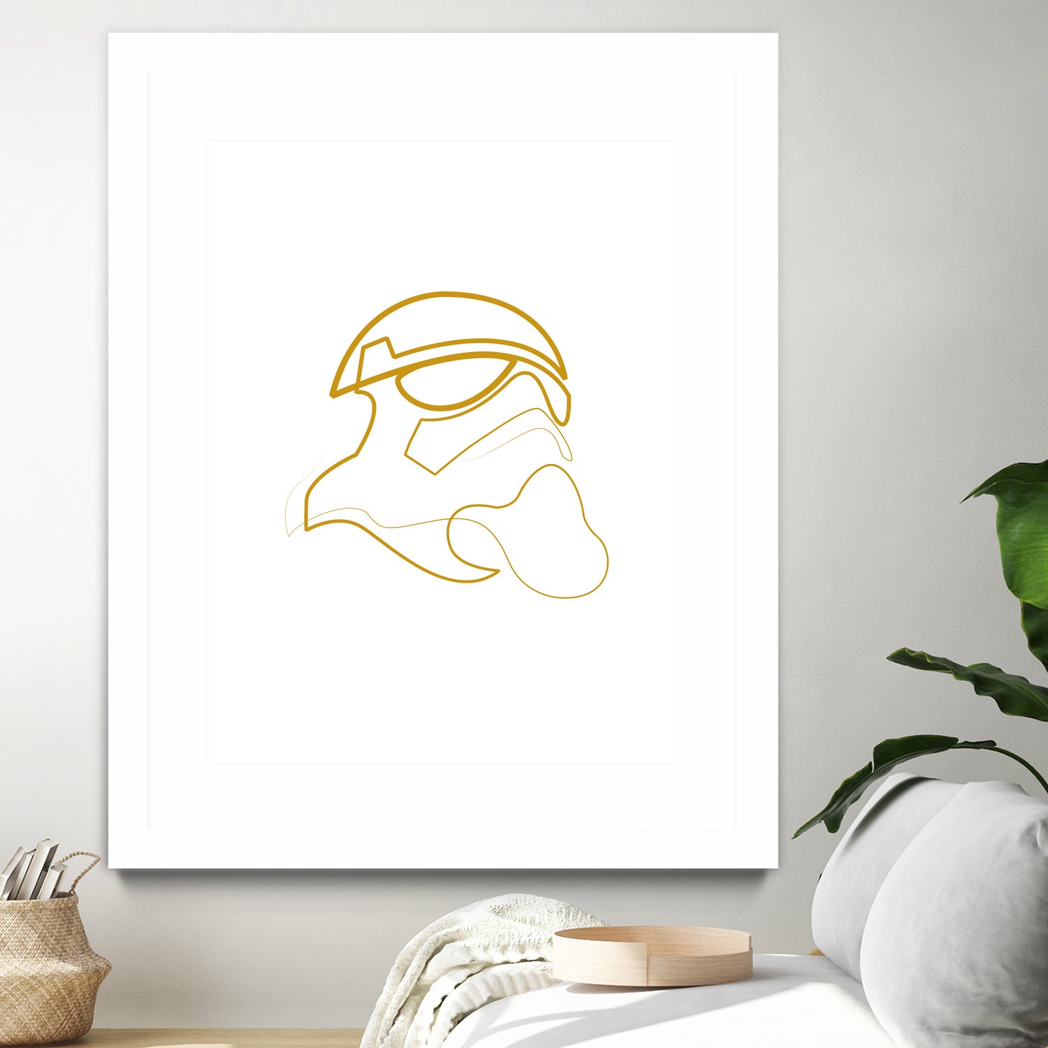 Gold trooper 1-01 by Christophe Louis on GIANT ART - yellow digital drawing