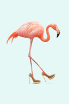 Fancy Flamingo by Jonas Loose on GIANT ART - blue photo manipulation