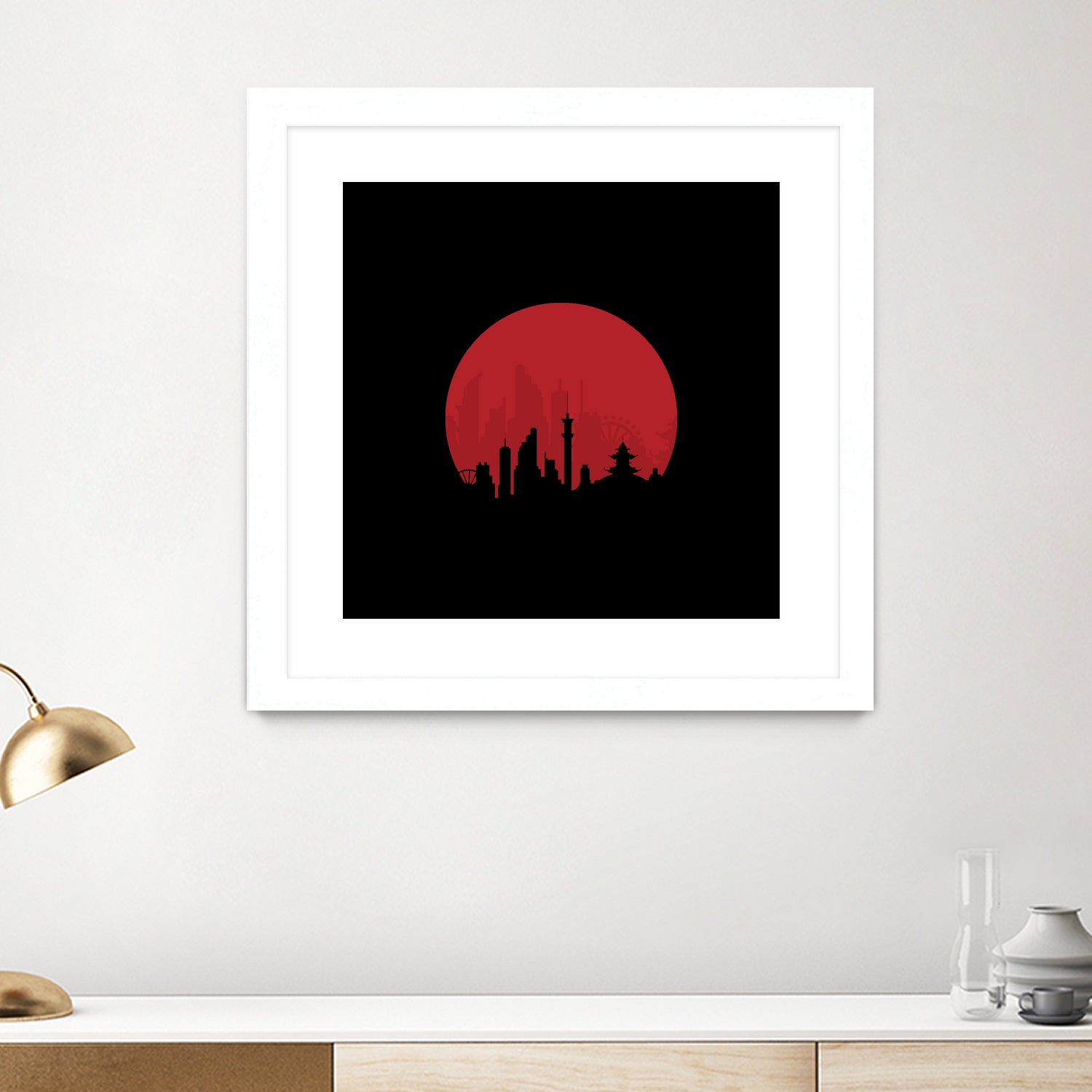 Tokyo Japan by Lord Chris on GIANT ART - black digital painting