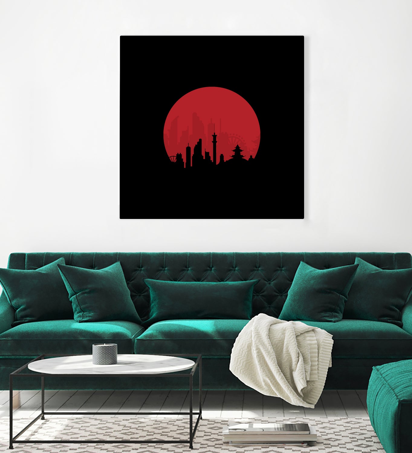 Tokyo Japan by Lord Chris on GIANT ART - black digital painting