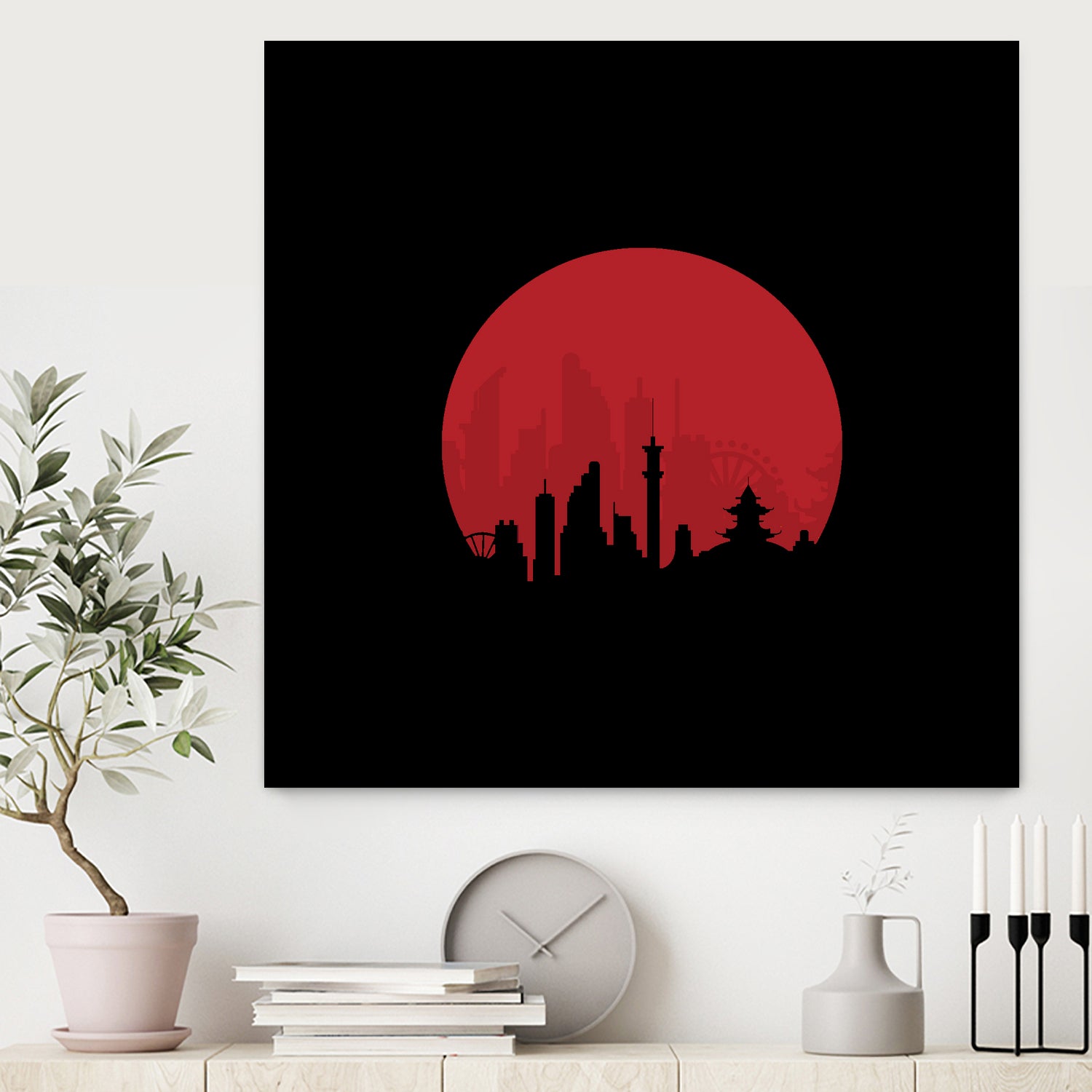 Tokyo Japan by Lord Chris on GIANT ART - black digital painting