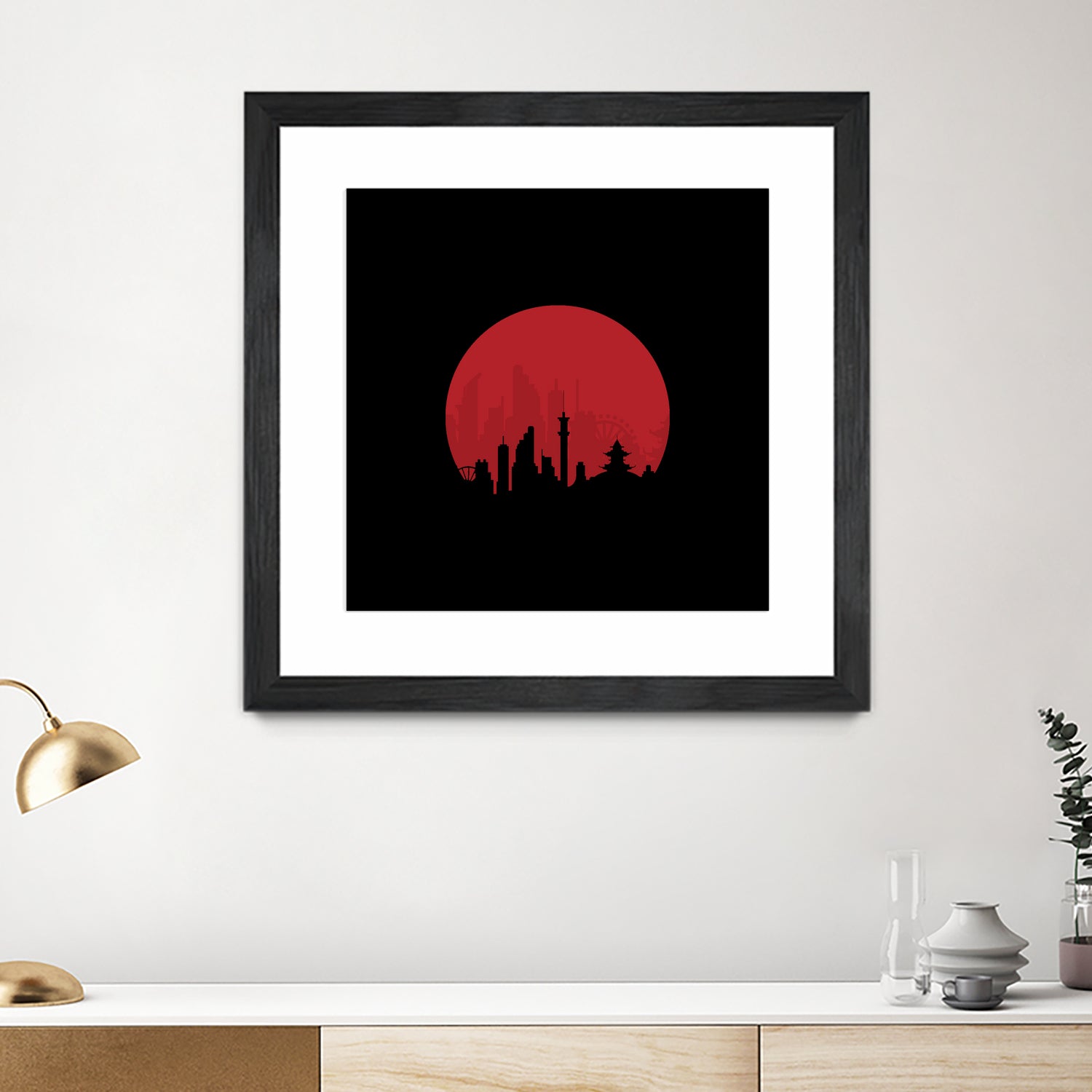 Tokyo Japan by Lord Chris on GIANT ART - black digital painting