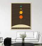 Solar System by Jazzberry Blue on GIANT ART - brown vector illustration