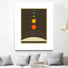 Solar System by Jazzberry Blue on GIANT ART - brown vector illustration