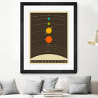 Solar System by Jazzberry Blue on GIANT ART - brown vector illustration